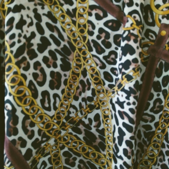 Susan Graver mixed fabric cardigan - Picture 5 of 8